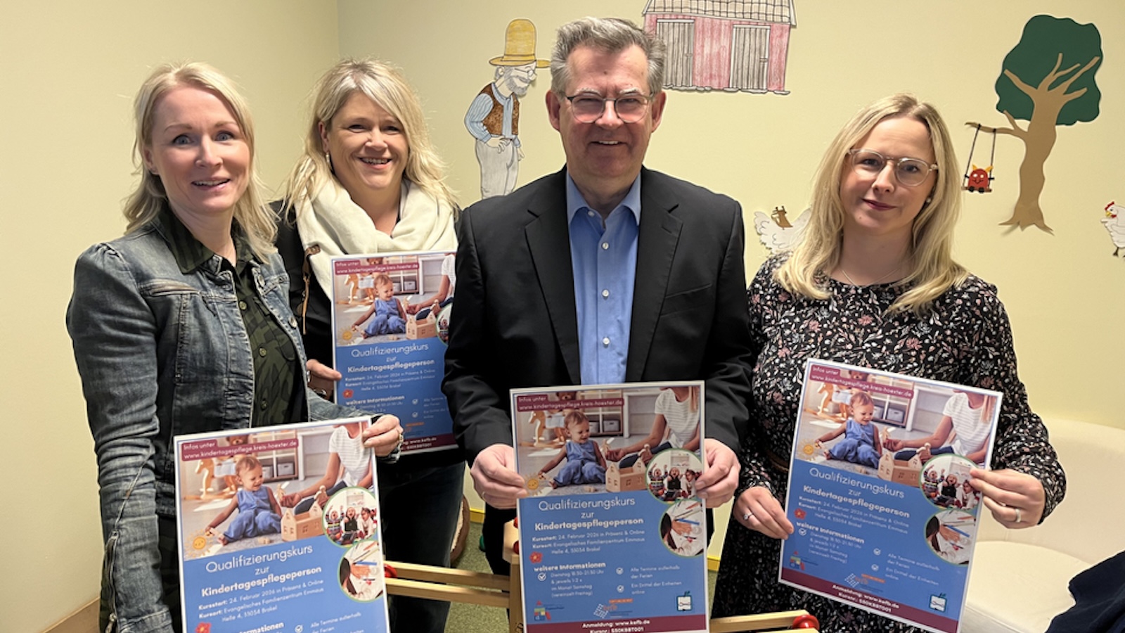 Tagespflegepersonen bieten individuelle Betreuung für Kinder an – Kreis Höxter startet neuen Qualifizierungskurs 