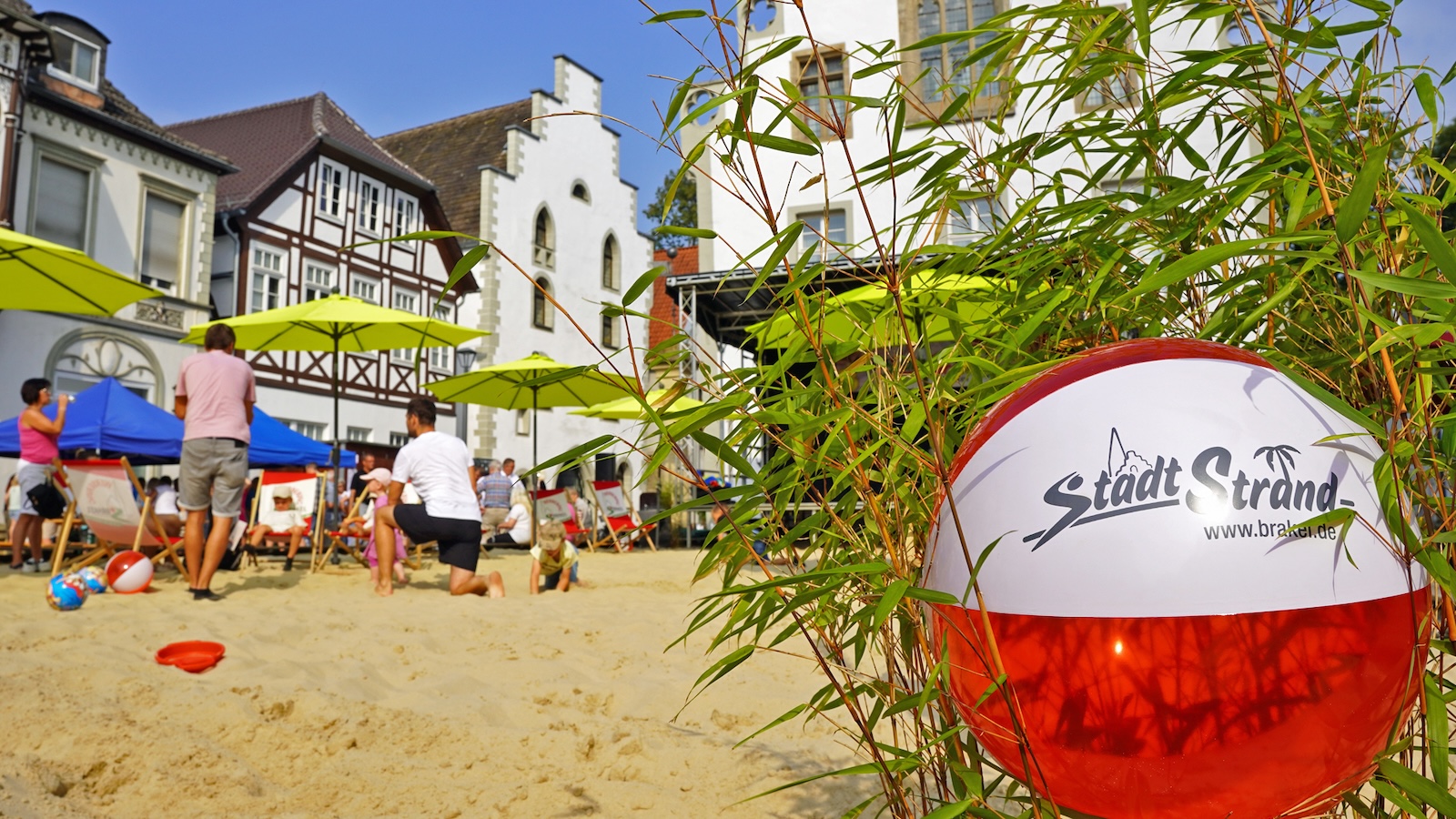Stadtstrand in Brakel – Interessierte können sich am Aktions-Programm beteiligen