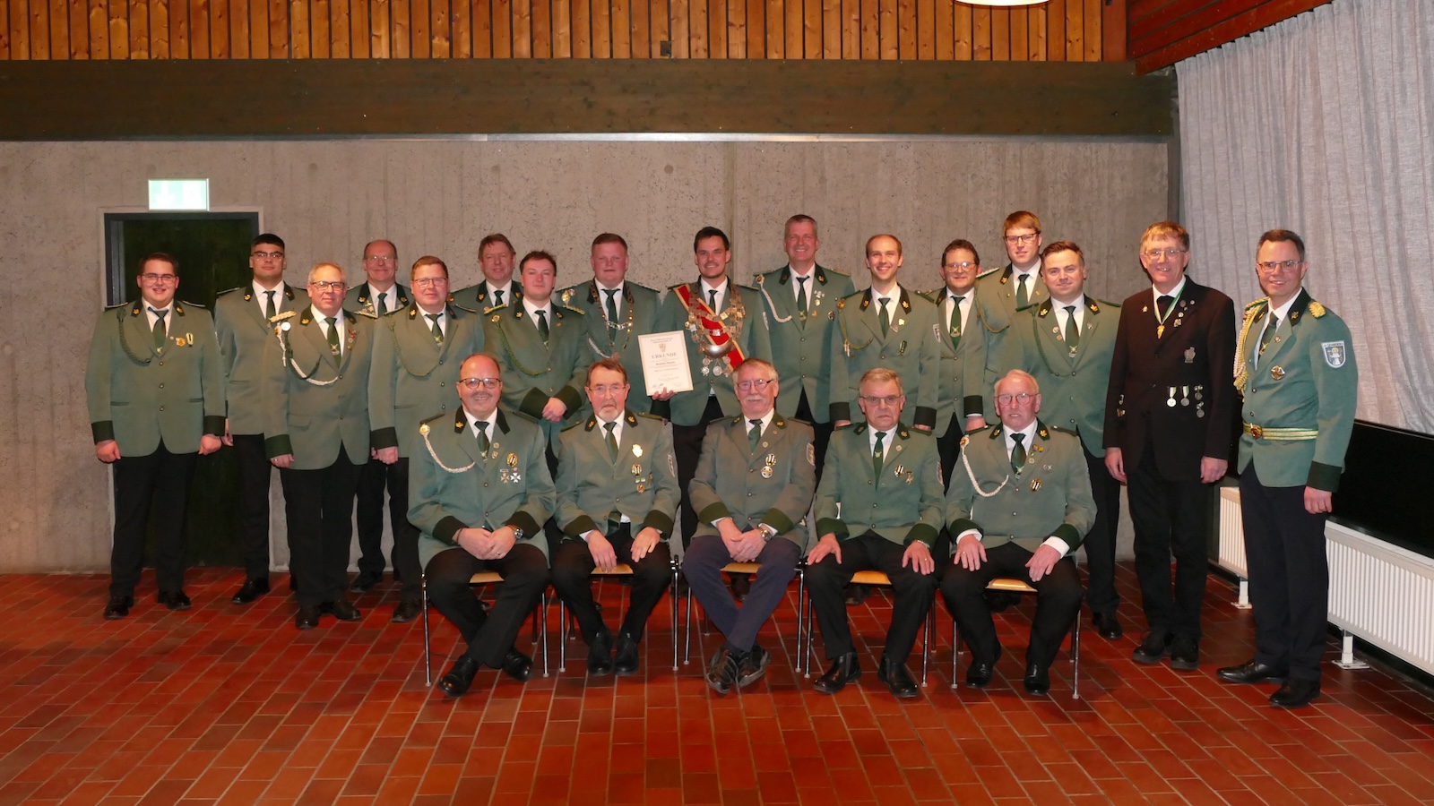 Vorstandswahlen und Ehrungen im Mittelpunkt der Jahreshauptversammlung der St. Sebastian Schützenbruderschaft Gehrden vor 1677 e.V.